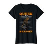 Femme Queen-of Karaoké Night Party Singer Performer T-Shirt