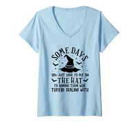 Femme Quelle partie de Meow ne comprenez-vous pas T-Shirt avec Col en V
