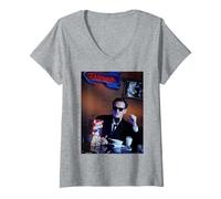 Femme Quentin Tarantino, réalisateur de Pulp Fiction à Los Angeles, Michael Grecco T-Shirt avec Col en V