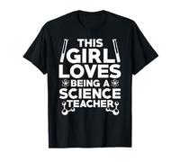 Femme Qui Aime Enseigner La Science avec Fierté T-Shirt