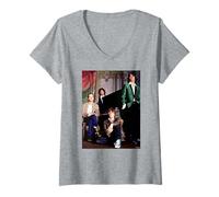 Femme R.E.M. Fables of The Reconstruction Era par AJ Barratt T-Shirt avec Col en V