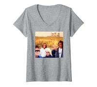 Femme Radiohead Pablo Hony Era Thom Yorke 1993 par AJ Barratt T-Shirt avec Col en V