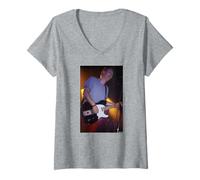 Femme Radiohead Thom Yorke Paranoid Android par Andy Willsher T-Shirt avec Col en V