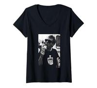 Femme Radiohead Thom Yorke The Bends Era par Andy Willsher T-Shirt avec Col en V