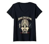 Femme Radiology XRay Tech Humour Medical Imaging Tech Cadeau T-Shirt avec Col en V