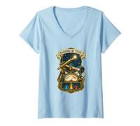 Femme RADIOMETRY Study Flux Stellaire Astronomie T-Shirt avec Col en V