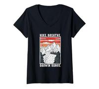 Femme Randonnée - Cordillera Darwin T-Shirt avec Col en V