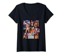 Femme Randy Savage_003 T-Shirt avec Col en V