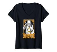 Femme Raspoutine T-Shirt avec Col en V