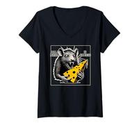 Femme Rat I Need Cheese Vermin Medieval Horror T-Shirt avec Col en V