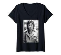 Femme Ray Davies, The Kinks Waterloo Sunset Singer, 1976 T-Shirt avec Col en V