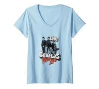 Femme Real Love T-Shirt avec Col en V