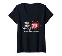 Femme Récupération chirurgicale de Remplacement de la Hanche pour se rétablir, Plus de tortillements T-Shirt avec Col en V