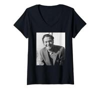 Femme Reg Varney Alias Stan Butler dans The Buses Actor 1971 T-Shirt avec Col en V