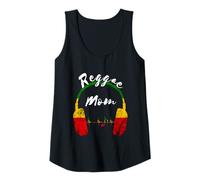 Femme Reggae Mom Rastafari Roots Casque audio mère Débardeur
