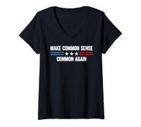 Femme Rendre Le Sens commun à Nouveau T-Shirt avec Col en V