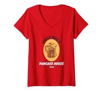 Femme Reservoir Dogs Uncle Bob's Pancake House T-Shirt avec Col en V