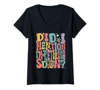 Femme Retraite, bientôt à la Retraite, Je Vous en AI déjà parlé ? T-Shirt avec Col en V