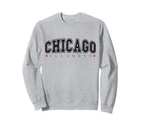 Femme rétro Chicago Illinois Sweatshirt