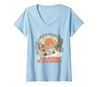 Femme Rétro Vintage Isaiah 43:19 I Will Make a Way Christian Jesus T-Shirt avec Col en V
