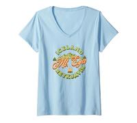 Femme Reykjavik MT. Esja T-Shirt avec Col en V