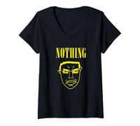 Femme Rien ne se passe Chud Meme Wojak T-Shirt avec Col en V