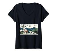 Femme Rip Van Winkle T-Shirt avec Col en V