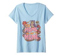 Femme Rizzler Meme Not 67 Littérature ELA Teacher English Humour Six T-Shirt avec Col en V