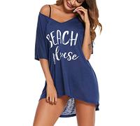 Femme Robe de Plage Robe d'été Col en V Sexy Oversize Summer Beach Poncho Beach Vacation Maillot de Bain Bikini Cover-Ups