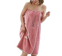 Femme Robe Serviette de Bain sans Bretelles Doux Confortable Draps de Bain Serviette de Spa Jupe de Sauna Douche Natation Peignoir de Bain Jolie Jupe de Bain avec Nœud Serviette de Bain Absorbante