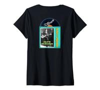 Femme Robert Johnson_001_Back Printed T-Shirt avec Col en V