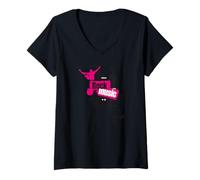 Femme Rock The Stage Rock Music T-Shirt avec Col en V