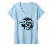 Femme Rogue Trooper C'est Un piège ! Bande dessinée Retro 2000 AD T-Shirt avec Col en V