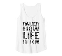 Femme Rollerskater Party Roller Flow Life In Tow Roller Patins à roulettes Débardeur