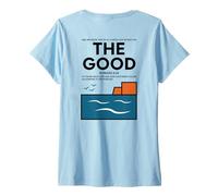 Femme Romains 8:28 The Good Minimal Christian T-Shirt avec Col en V