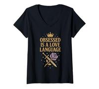 Femme Romantasy Fantasy Romance BookTok Spicy Reader Club de Lecture T-Shirt avec Col en V