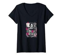 Femme Romantique Poète Lord Byron Gothic Littérature T-Shirt avec Col en V