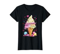 Femme Romcoms and Ice Cream Funny Movie Night Citation T-Shirt