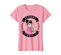 Femme Rosie Lutte contre le cancer du sein en Octobre T-Shirt