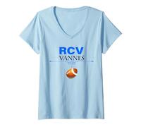Femme Rugby Vannes Supporters Sport Homme Femme Enfant T-Shirt avec Col en V