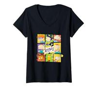 Femme Rugrats Classic Characters T-Shirt avec Col en V