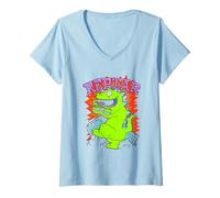 Femme Rugrats Reptar Classic Pose T-Shirt avec Col en V
