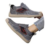 Femme Running Baskets Respirant Décontractées en Cuir pour Femmes avec Bride À Crochet Réglable Semelle Rembourrée Décorative sur Le Côté Disponibles Plusieurs Couleurs Un Usage Quotidien Shoes Grey