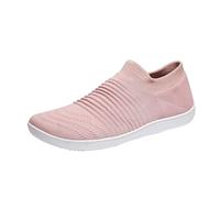Femme Running Baskets Respirant Pour Femmes Chaussures Décontractées Ethniques D'Été Creux Talon Plat Semelle Souple Basket Confort Pied Sensible De Marche Chaussure Fitness Randonnée Ete Large Rose