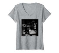 Femme Russell Simmons of Def Jam par Michael Grecco T-Shirt avec Col en V