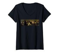 Femme Sabbat des sorcières - Le Grand chèvre de Francisco Goya (1823) T-Shirt avec Col en V