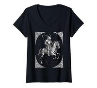 Femme Sabnock, Le Seigneur de Guerre Gothique T-Shirt avec Col en V