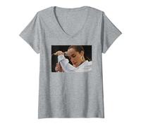 Femme Sade interprète Live Aid à Londres 1985 T-Shirt avec Col en V