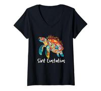 Femme Saint-Eustache T-Shirt avec Col en V