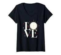 Femme Sainte Euchariste Amour Euchariste Adoration Première Communion T-Shirt avec Col en V